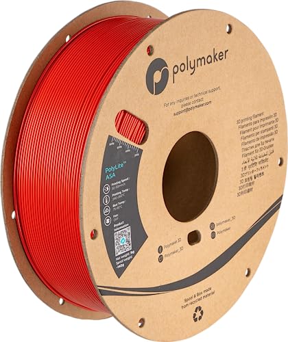 Polymaker PolyLite ASA Rot - 1.75mm - 1kg von Polymaker