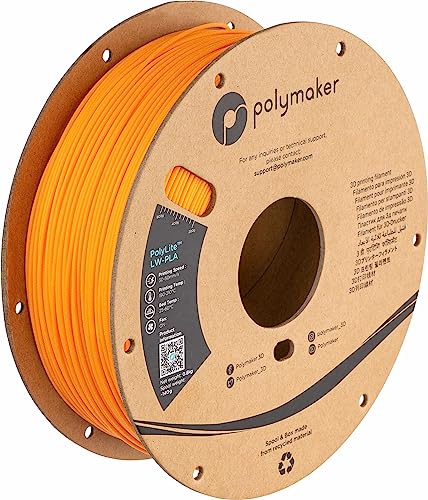 Polymaker PolyLite LW-PLA - 1.75mm - 800g - Orange von PolyMaker