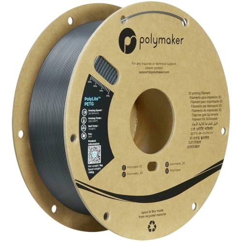 Polymaker PolyLite PETG - 1.75mm - 1kg - Dark Grey von Polymaker