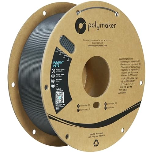 Polymaker PolyLite PETG - 1.75mm - 1kg - Dark Grey von Polymaker