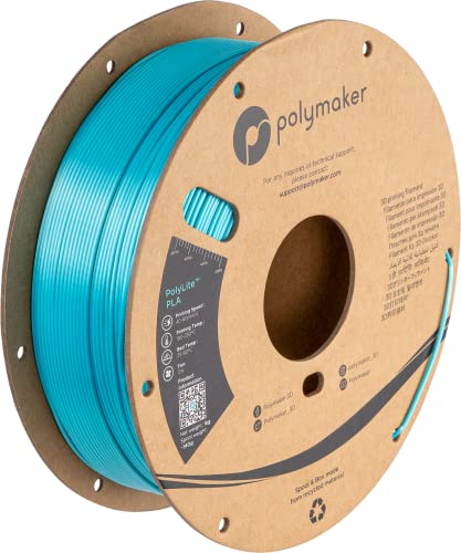 Polymaker PolyLite PLA - 1.75mm - 1kg - Silk Light Blue von Polymaker