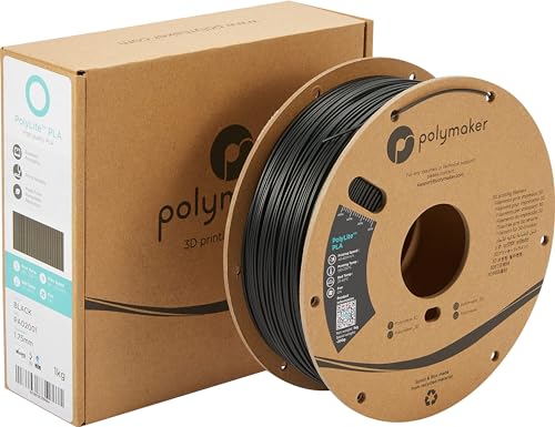 Polymaker PolyLite PLA Schwarz - 1.75mm - 1kg von Polymaker