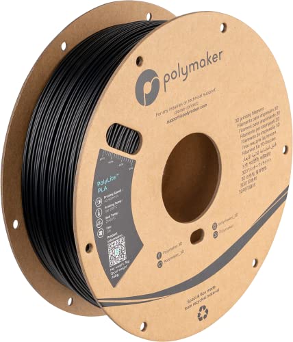 Polymaker PolyLite PLA Schwarz - 1.75mm - 1kg von Polymaker