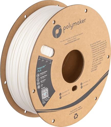 Polymaker PolyLite PLA Weiß - 1.75mm - 1kg von Polymaker