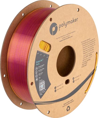 Polymaker PolyLite Silk PLA Dual Color - 1,75mm - 1kg - Banquet Gold-Magenta von Polymaker