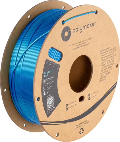 Polymaker PolyLite Silk PLA Dual Color - 1,75mm - 1kg - Caribbean Sea Blue-Green von Polymaker