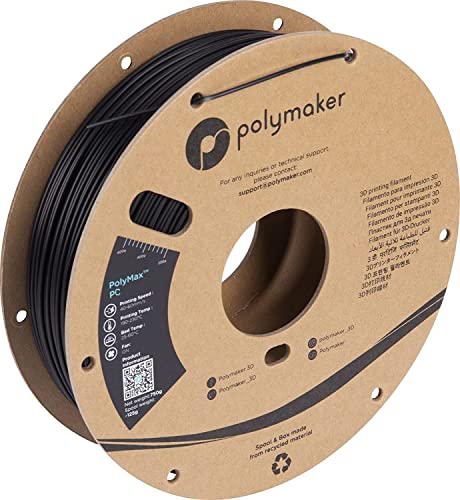 Polymaker PolyMax Tough PC Schwarz - 2,85mm - 750g von Polymaker