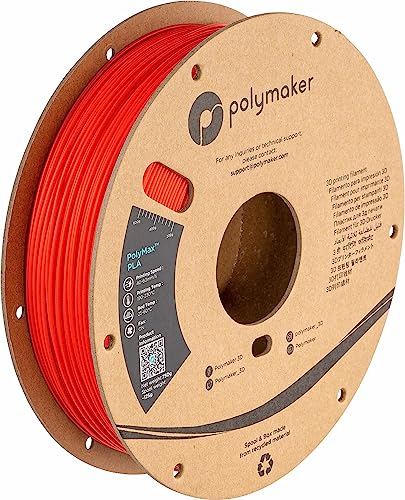 Polymaker PolyMax Tough PLA Rot - 1.75mm - 750g Polymaker PolyMax Tough PLA Rot - 1.75mm - 750g von Polymaker