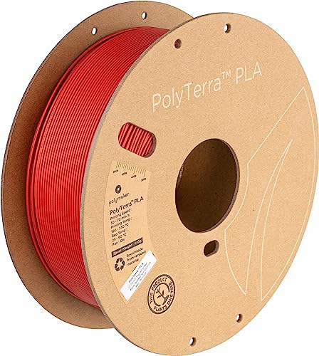 Polymaker PolyTerra PLA Army Red - 1.75mm - 1kg von Polymaker