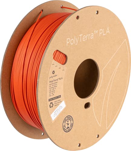 Polymaker PolyTerra PLA Muted Series - 1.75mm - 1kg - Rot Polymaker PolyTerra PLA Muted Series - 1.75mm - 1kg - Rot von PolyMaker