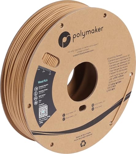 Polymaker PolyWood Wood mimic PLA Brown von Polymaker