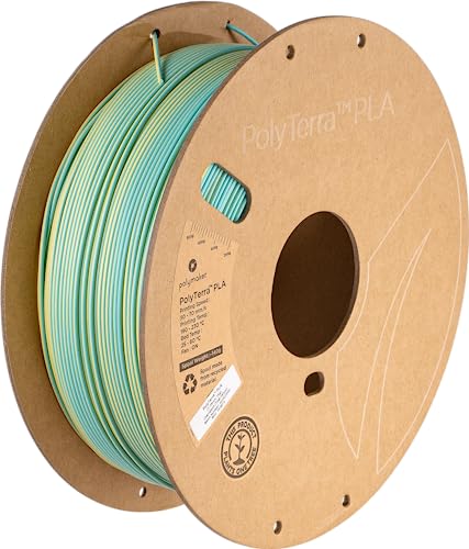 Polymaker Polyterra PLA Dual Color - 1.75mm - 1kg - Chameleon (Teal-Yellow) von PolyMaker