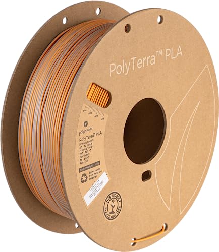 Polymaker Polyterra PLA Dual Color - 1.75mm - 1kg - Foggy Orange (Grey-Orange) von Polymaker