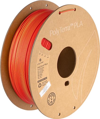Polymaker Polyterra PLA Dual Color - 1.75mm - 1kg - Sunrise (Red-Yellow) von Polymaker