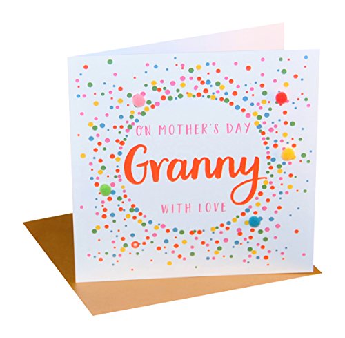 Pom Pom Grußkarte zum Muttertag, mit Schriftzug"Granny" von Pom Pom