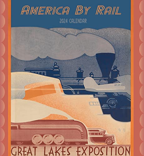 America by Rail 2024 Wall Calendar von Pomegranate