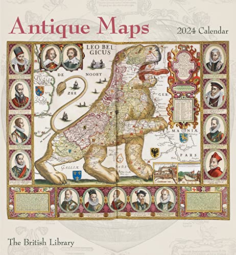 Antique Maps 2024 Wall Calendar von Pomegranate