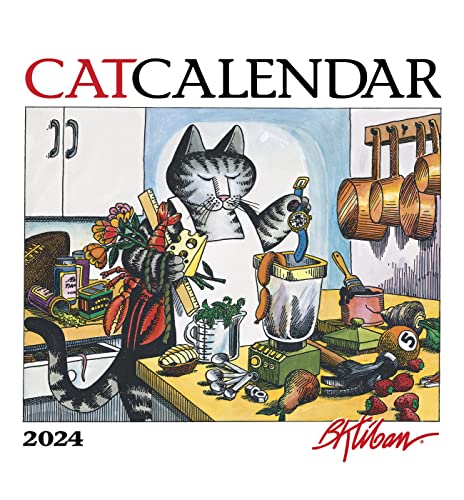 B. Kliban: CatCalendar 2024 Mini Wall Calendar von Pomegranate