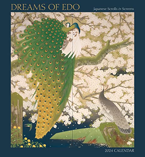 Dreams of Edo: Japanese Scrolls & Screens 2024 Wall Calendar von Pomegranate