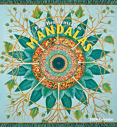 Paul Heussenstamm: Mandalas 2024 Wall Calendar von Pomegranate