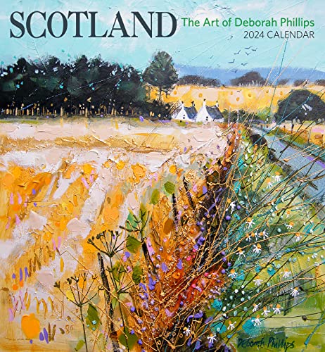 Scotland: The Art of Deborah Phillips 2024 Wall Calendar von Pomegranate