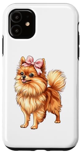 Pommersche Hundemama mit Schleife und rosa Schleife für Mädchen Hülle für iPhone 11 Pommersche Hundemama mit Schleife und rosa Schleife für Mädchen Hülle für iPhone 11 von Pomeranian Dog Coquette Aesthetic Women Clothing