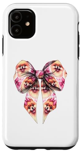 Pommersche Hundemama mit Schleife und rosa Schleife für Mädchen Hülle für iPhone 11 Pommersche Hundemama mit Schleife und rosa Schleife für Mädchen Hülle für iPhone 11 von Pomeranian Dog Coquette Aesthetic Women Clothing