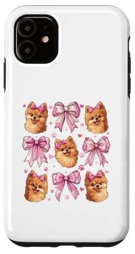 Pommersche Hundemama mit Schleife und rosa Schleife für Mädchen Hülle für iPhone 11 Pommersche Hundemama mit Schleife und rosa Schleife für Mädchen Hülle für iPhone 11 von Pomeranian Dog Coquette Aesthetic Women Clothing