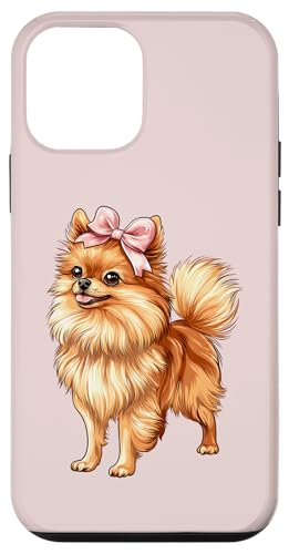 Pommersche Hundemama mit Schleife und rosa Schleife für Mädchen Hülle für iPhone 12 mini von Pomeranian Dog Coquette Aesthetic Women Clothing