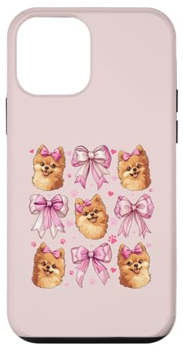 Pommersche Hundemama mit Schleife und rosa Schleife für Mädchen Hülle für iPhone 12 mini von Pomeranian Dog Coquette Aesthetic Women Clothing