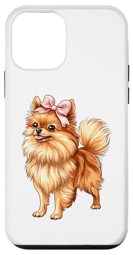 Pommersche Hundemama mit Schleife und rosa Schleife für Mädchen Hülle für iPhone 12 mini von Pomeranian Dog Coquette Aesthetic Women Clothing