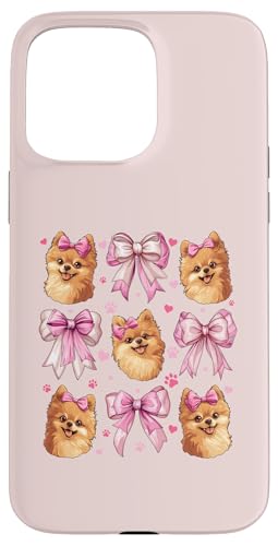 Pommersche Hundemama mit Schleife und rosa Schleife für Mädchen Hülle für iPhone 15 Pro Max Pommersche Hundemama mit Schleife und rosa Schleife für Mädchen Hülle für iPhone 15 Pro Max von Pomeranian Dog Coquette Aesthetic Women Clothing