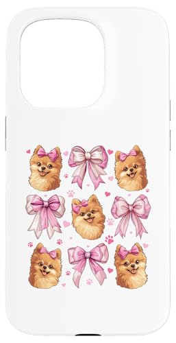Pommersche Hundemama mit Schleife und rosa Schleife für Mädchen Hülle für iPhone 15 Pro Pommersche Hundemama mit Schleife und rosa Schleife für Mädchen Hülle für iPhone 15 Pro von Pomeranian Dog Coquette Aesthetic Women Clothing