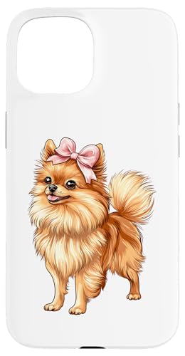 Pommersche Hundemama mit Schleife und rosa Schleife für Mädchen Hülle für iPhone 15 Pommersche Hundemama mit Schleife und rosa Schleife für Mädchen Hülle für iPhone 15 von Pomeranian Dog Coquette Aesthetic Women Clothing