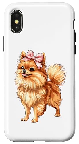 Pommersche Hundemama mit Schleife und rosa Schleife für Mädchen Hülle für iPhone X/XS Pommersche Hundemama mit Schleife und rosa Schleife für Mädchen Hülle für iPhone X/XS von Pomeranian Dog Coquette Aesthetic Women Clothing
