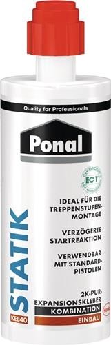 10 Stk. Ponal 2K-Expansionskleber Statik 165g Kartusche PNA10 / 1106106 von Ponal