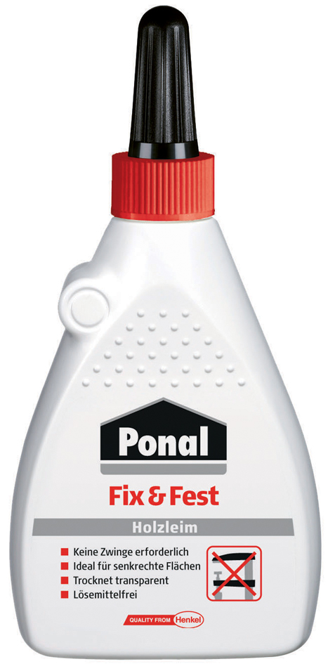 Ponal Holzleim Fix & Fest, lösemittelfrei, 100 g Flasche von Ponal
