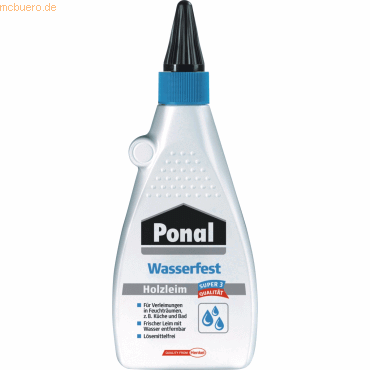 Ponal Holzleim Wasserfest Flasche 550g von Ponal