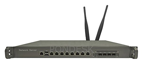 Perfect NGFW 8 LAN SFP 1U Rackmount Server (i3-4160 Processor (3M Cache, 3.60 GHz), 4G / 16GB RAM / 240GB SSD) von Pondesk