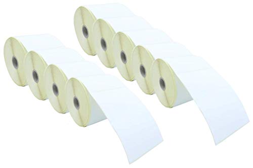 500 Stück Thermo-Etiketten, 100 x 150 mm, hochwertig, für ArgoxCitizen, Datamax, Godex, Sato, TSC, Zebra – 9 Rollen / 4500 Etiketten von Ponera