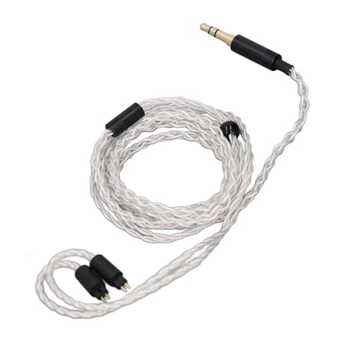 3,5 Mm auf 2 Pin 0,78 Mm Kopfhörerkabel, Versilbertes Kupfer-Soundkabel für TFZ, QDC mit ZSN Pro, KBEAR KS1, CCZ für UE, CCA für TRN, BQEYZ, Revonext, MOONDROP und FII O Kopfhörer 3,5 Mm auf 2 Pin 0,78 Mm Kopfhörerkabel, Versilbertes Kupfer-Soundkabel für TFZ, QDC mit ZSN Pro, KBEAR KS1, CCZ für UE, CCA für TRN, BQEYZ, Revonext, MOONDROP und FII O Kopfhörer von Pongnas