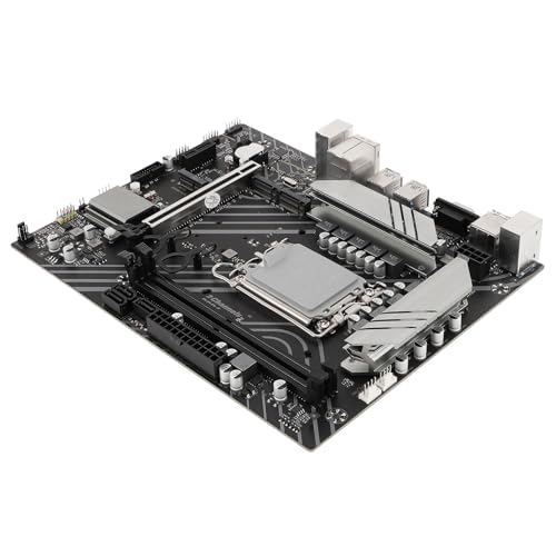 B760M4 ATX-Gaming-Motherboard, 64 GB DDR4, WLAN, HD Multimedia, Gen 4.0, Motherboard mit Zwei M.2-Steckplätzen, LGA 1700 für Celeron-Prozessoren von Pongnas