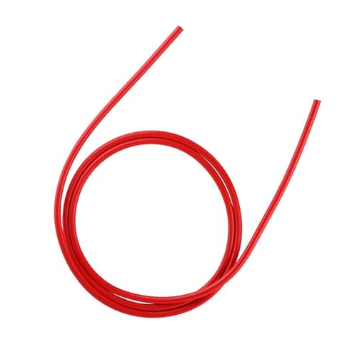 PTFE -Röhrchen, Teflon -Rohr -Filamentanschluss Pneumatische Ausrüstung PTFE 3D -Druckerzubehör Ptee -Rohr -Düsen -Rohr -Schlauchanschluss für 3D -Drucker 1 M 2 * 4mm (Rot) von Pongnas