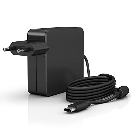 90W USB C Netzteil, 87W PD Wandladegerät Typ C mit Schnellladegerät 90W (kompatibel mit 87W 61W, 45W, 30W und 12W) für MacBook Pro Air 2018, HP, Dell, Lenovo und alle Laptops oder Smartphones von Ponkor