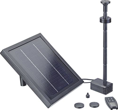 Pontec 43324 Solar-Pumpenset mit Beleuchtung, mit Akkuspeicher von Pontec