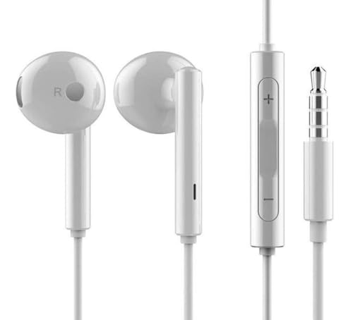 Headset für Original Huawei P smart Pro, P smart 2021, P Smart Z AM115 in Weiss Kopfhörer Ohrhörer geformt Head-Set 3,5mm Stecker Stereo Sound Headset für Original Huawei P smart Pro, P smart 2021, P Smart Z AM115 in Weiss Kopfhörer Ohrhörer geformt Head-Set 3,5mm Stecker Stereo Sound von Ponti
