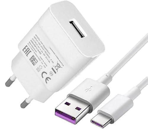 Ladegerät für Original Huawei Honor Note 8, Magic, 9 HW-059200EHQ + Datenkabel in Weiß USB-C Netzteil 2A Ampere 2000 mAh 18 Watt Ladekabel Typ-C Ladegerät für Original Huawei Honor Note 8, Magic, 9 HW-059200EHQ + Datenkabel in Weiß USB-C Netzteil 2A Ampere 2000 mAh 18 Watt Ladekabel Typ-C von Ponti