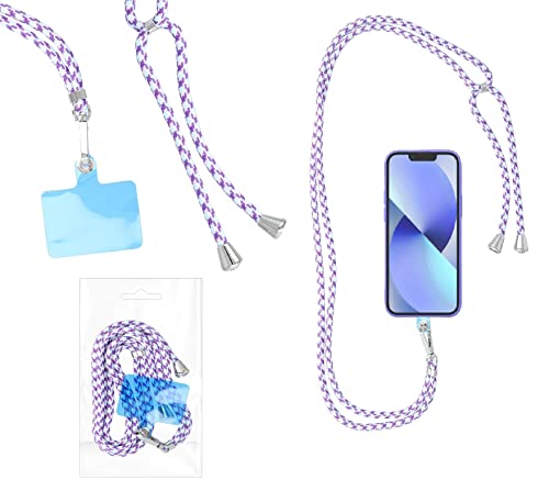 Ponti Handykette Rope Umhängeband für ulefone Note 16 Pro, 15, 14, 12P, 11P, 9P 165cm lang kürzbar lila Kordel Seil Band Ponti Handykette Rope Umhängeband für ulefone Note 16 Pro, 15, 14, 12P, 11P, 9P 165cm lang kürzbar lila Kordel Seil Band von Ponti
