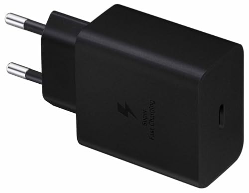 Schnellladegerät für Original Samsung Galaxy S24 Ultra, S24+, S24 Schwarz USB Netzteil 4A 4050 mAh 21V 45W Super Fast Charging Travel Charger von Ponti