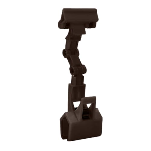 Poo4kark Pet Verstellbarer Dokumentenhalter, flexibler, drehbarer Papierhalter zum Tippen, Clip-on-Schild für Tischplatten-Kopierpapierhalter, Clip für Computer-Leinwandklemme (Black, One Size) von Poo4kark